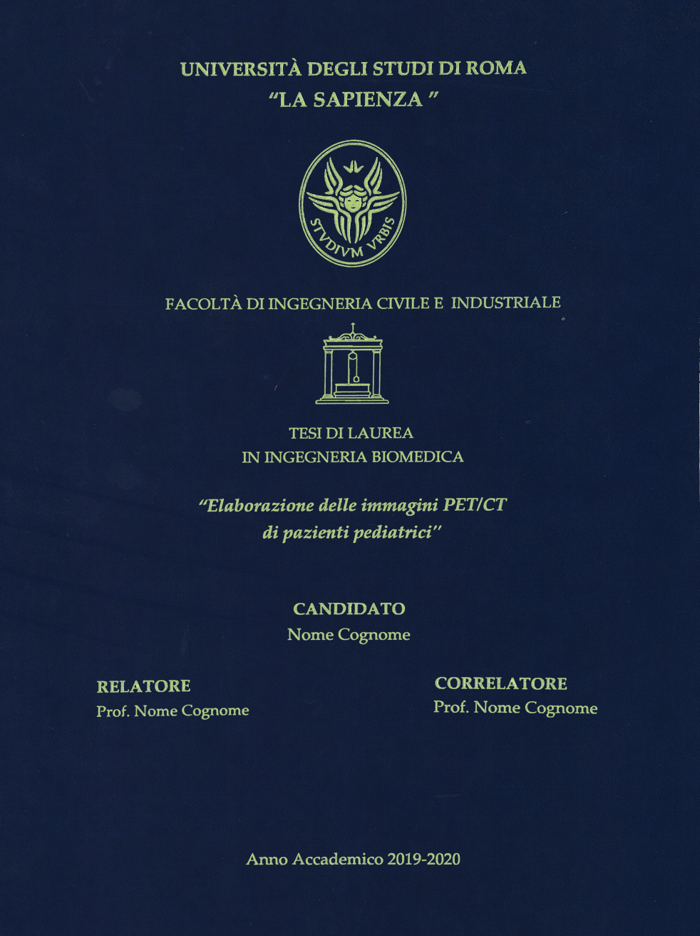 Copertina Orio Blu Foil