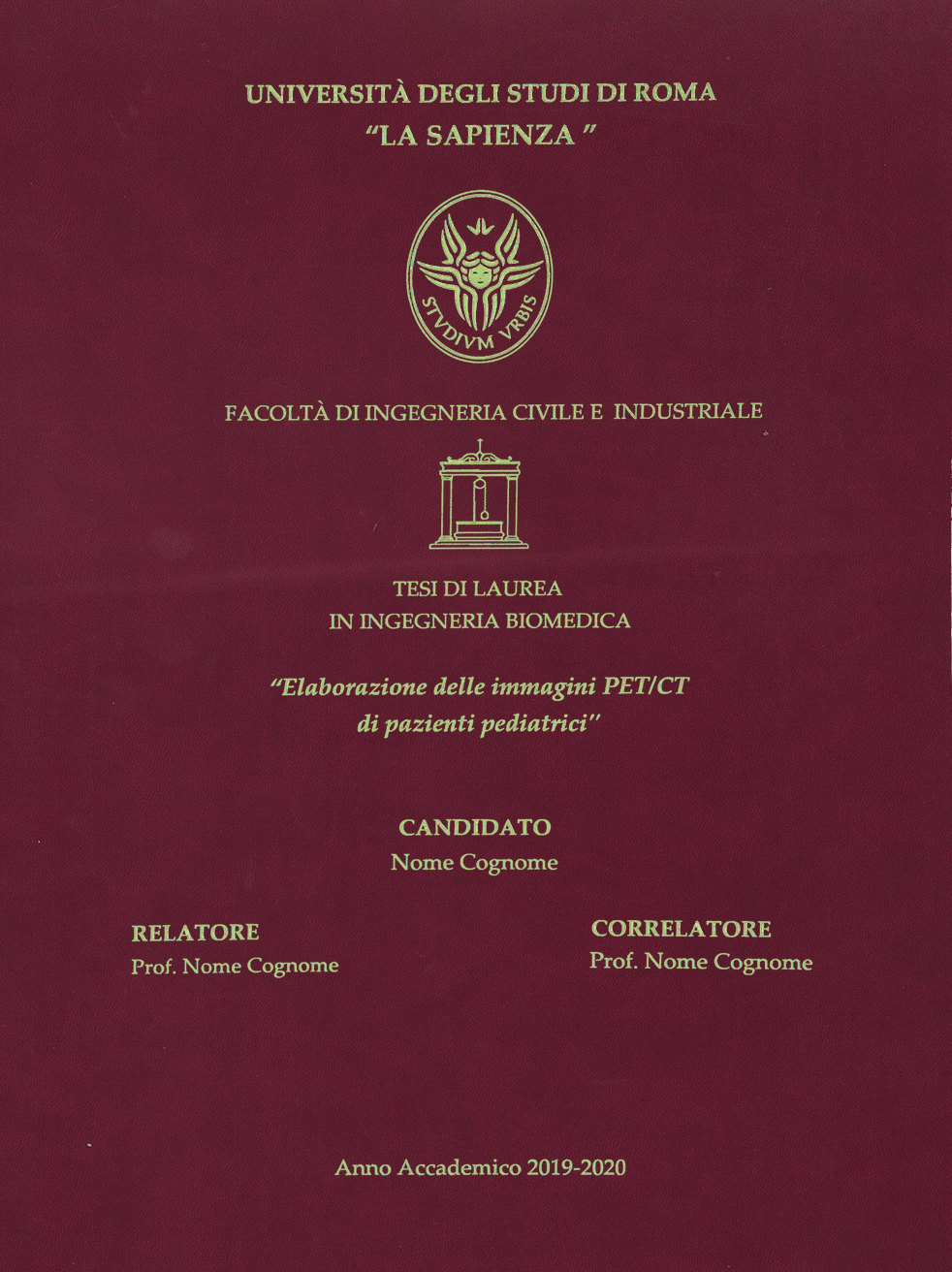 Copertina Orio Rossa Foil