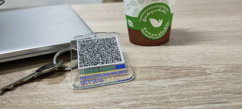 Green Pass Plexiglass